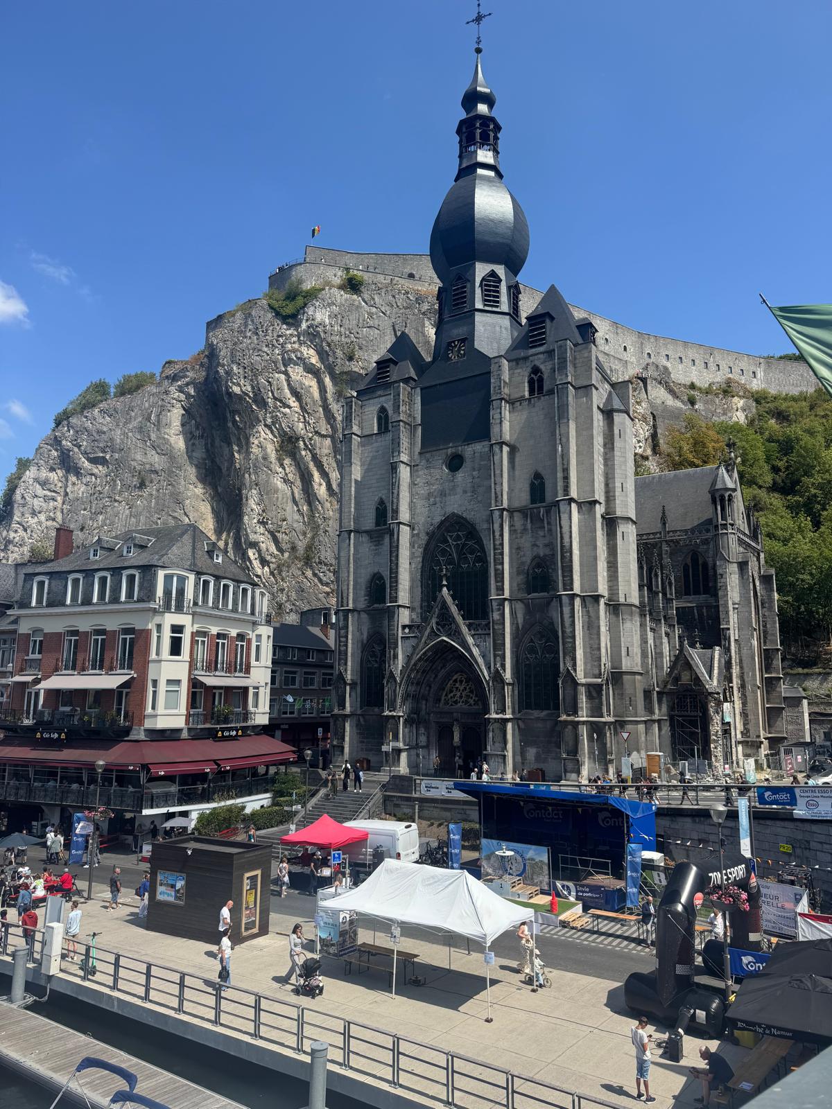Collegiate Church and Citadel of Dinant, Belgium