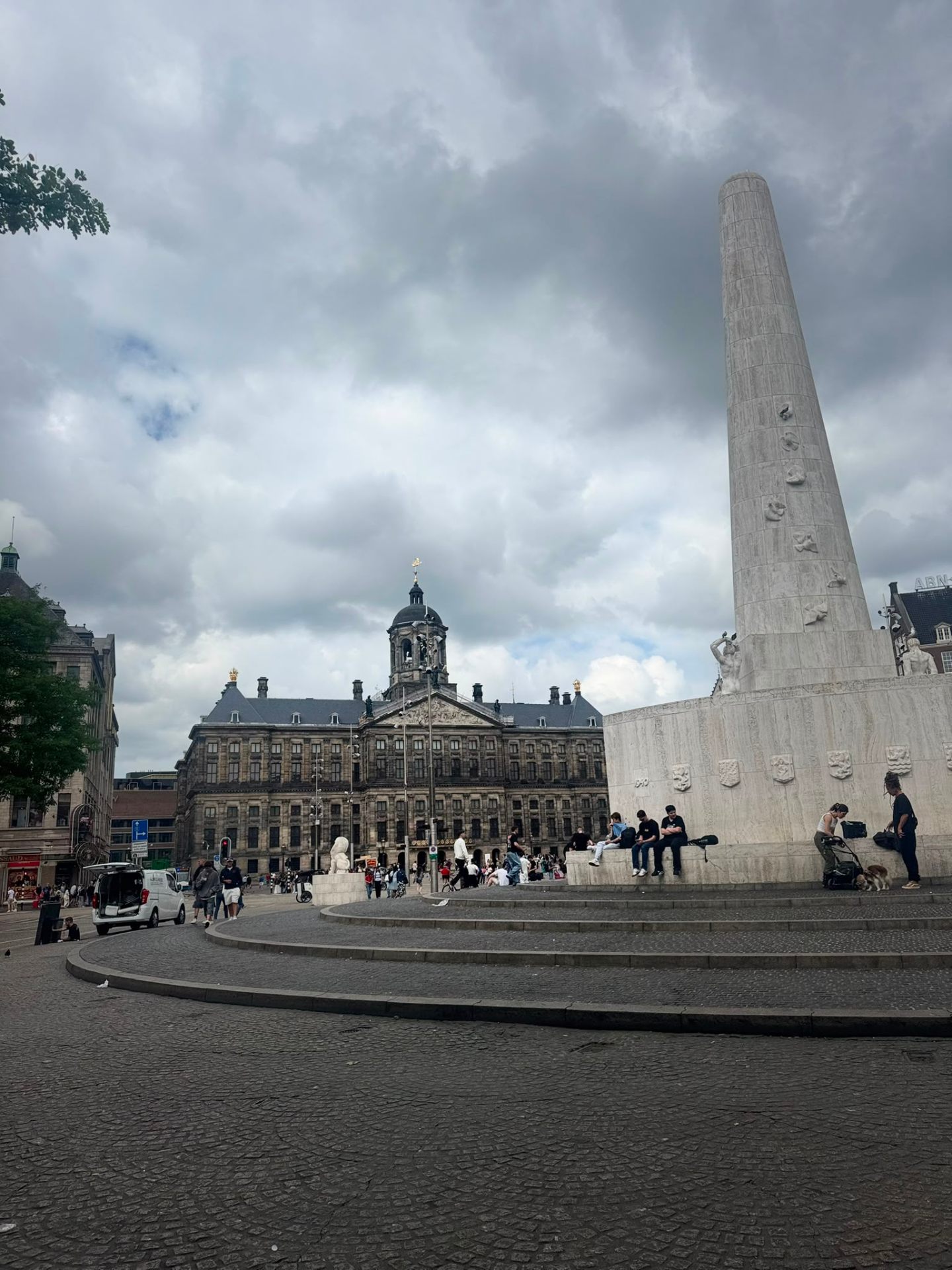 Dam Square and Royal Palace in Amsterdam